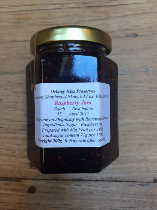 Orkney Isles Preserves Raspberry Jam