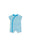 Mousqueton Lourig-B Baby Short Jumpsuit in Blanc/Geai