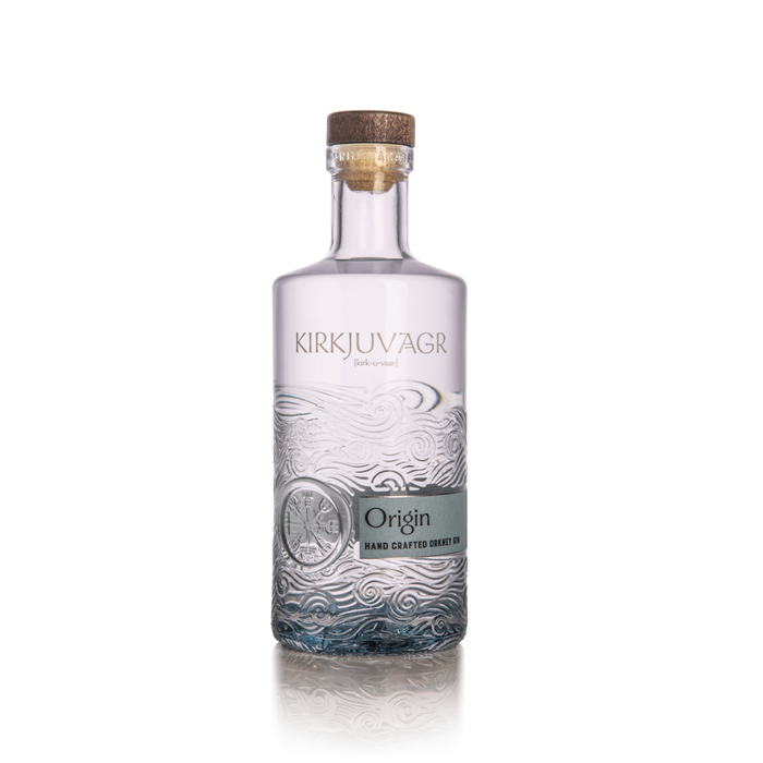 Kirkjuvagr Orkney Origin Gin 70cl with FREE Gin Mat