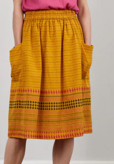 Nomads Gathered Skirt - Camomille