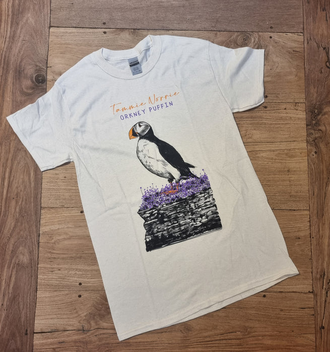 Tammie Norrie Puffin Unisex Adults T-Shirt