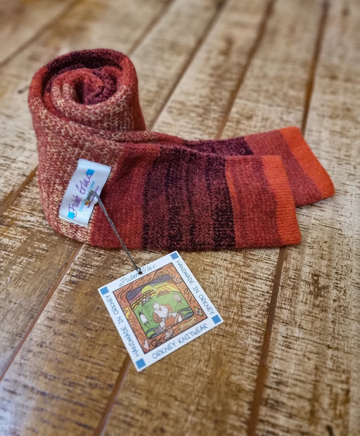 NEW COLOURWAY Judith Glue Orkney View Scarf in Sunset