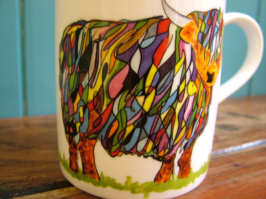 Chloe Gardner Highland Cow Pop Mug