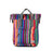 Roka Bantry B Sustainable Canvas Small Backpack - Multi Stripe