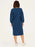 Thought Clothing Ioana Organic Cotton Jersey Dress in Indigo Blue