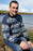 Runic Crewneck Sweater in Sea Blues