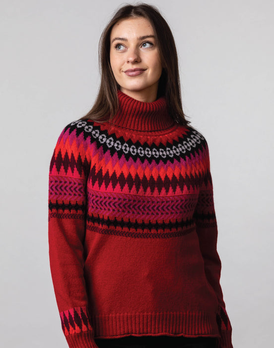 Eribé Cairngorm Sweater in Rosehip