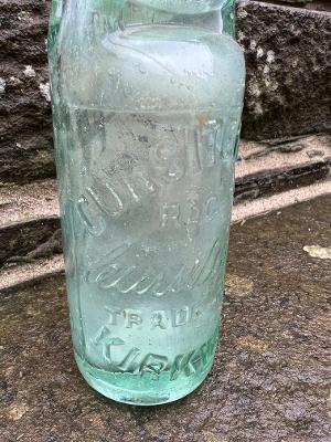Pre Loved Crafts - Cursiter, Kirkwall Codd bottle with marble stopper