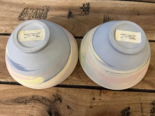 Pre Loved Crafts - Set of two cereal bowls by Elli Pearson