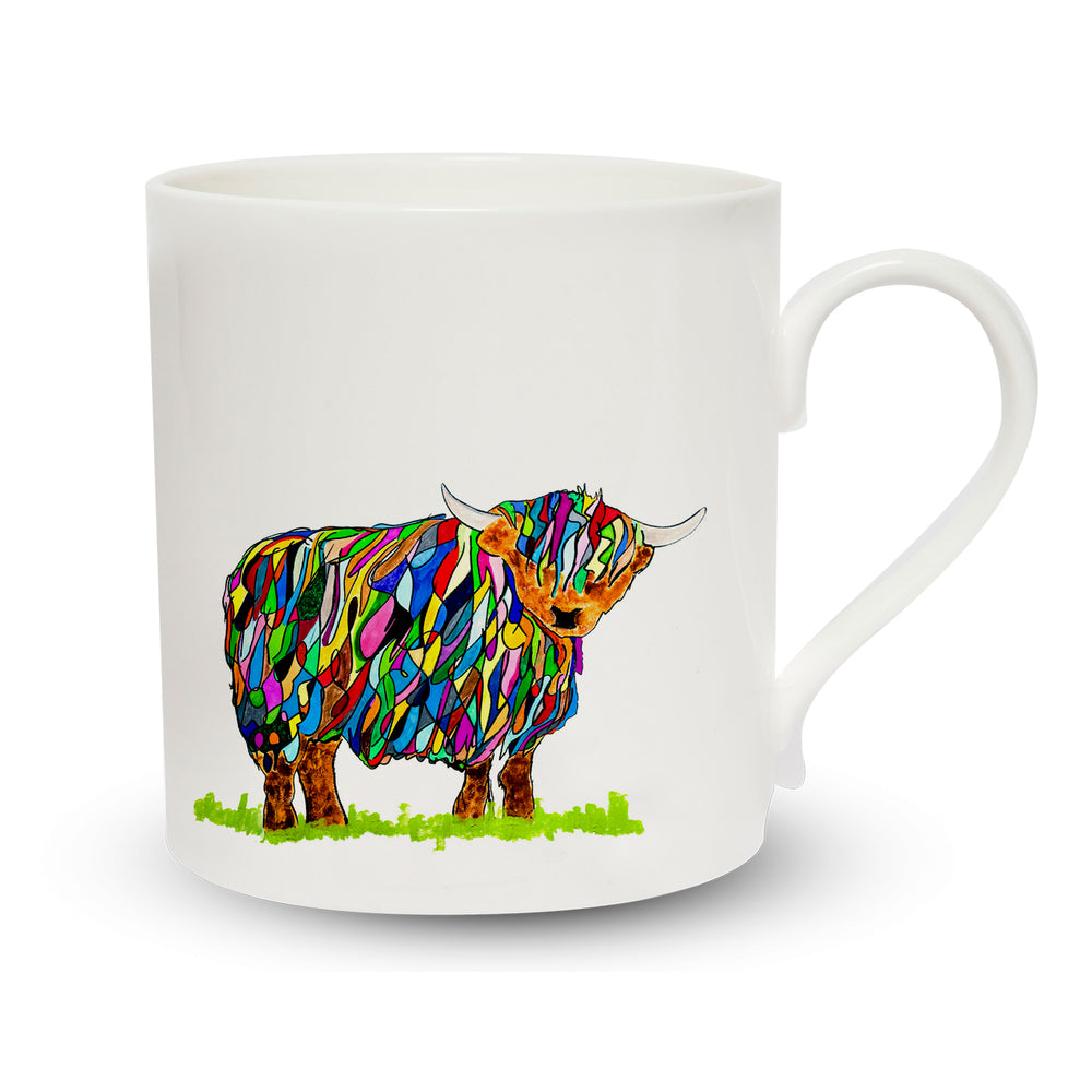 Chloe Gardner Highland Cow Espresso Mug