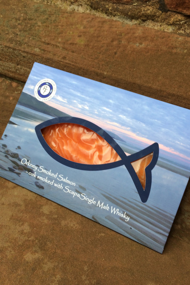 200g Westray Smoked Salmon with Scapa Whisky-  Order before 8th December