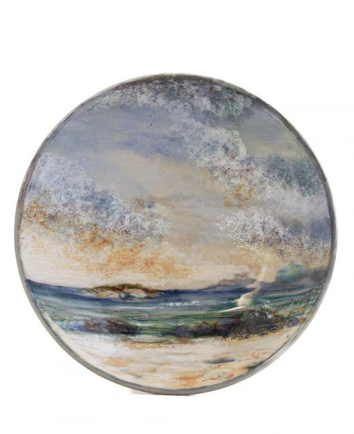 Highland Stoneware Seascape Medium Geo Dish
