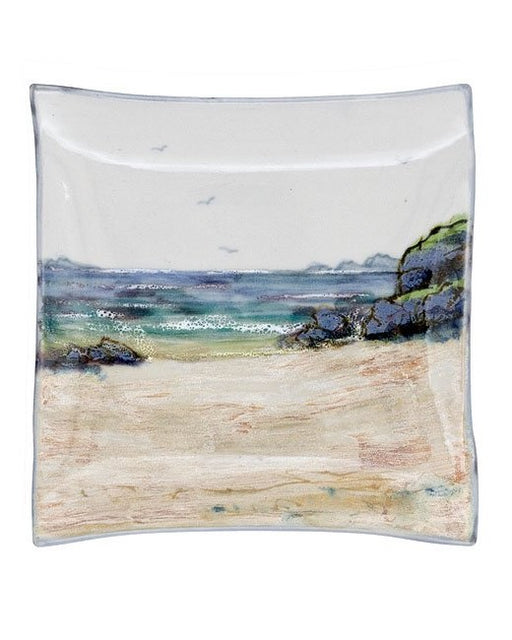 Highland Stoneware Seascape Medium Square Dish