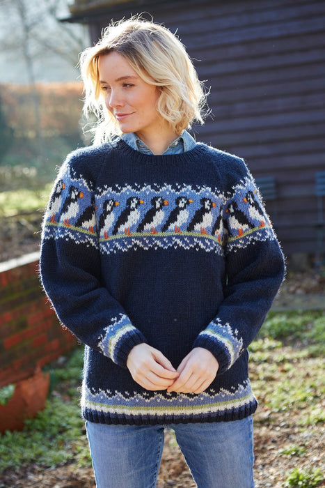 Pachamama Knitted Puffin Sweater