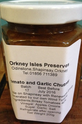 Orkney Isles Preserves Really Garlicky Chutney