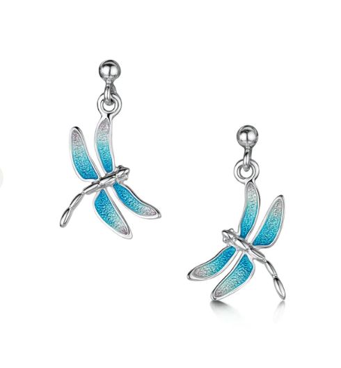 Sheila Fleet Dragonfly Drop Earrings (EE240)