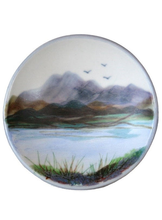 Highland Stoneware Landscape Small Geo Dish