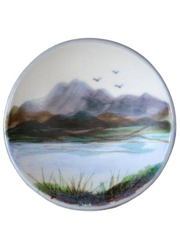 Highland Stoneware Landscape Small Geo Dish