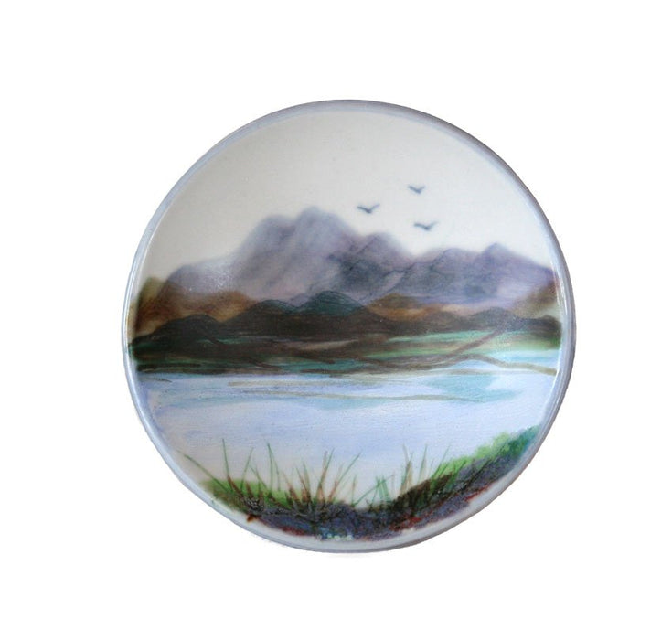 Highland Stoneware Landscape Small Geo Dish