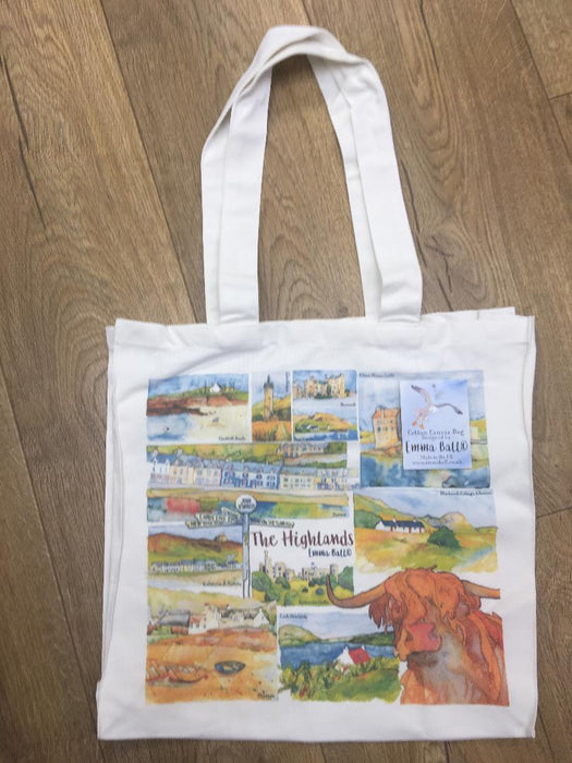 Emma Ball 'Highlands' Canvas Bag