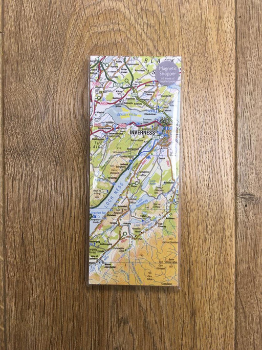Judith Glue Inverness Map Magnetic Shopper Pad