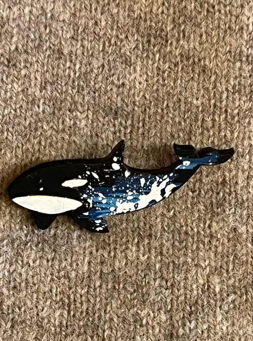 Avril Thomson-Smith Orca Brooch